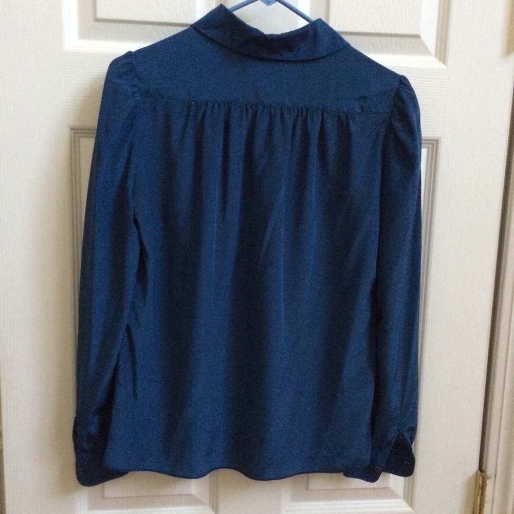 St John Vintage button down shirt blue M - Picture 4 of 7